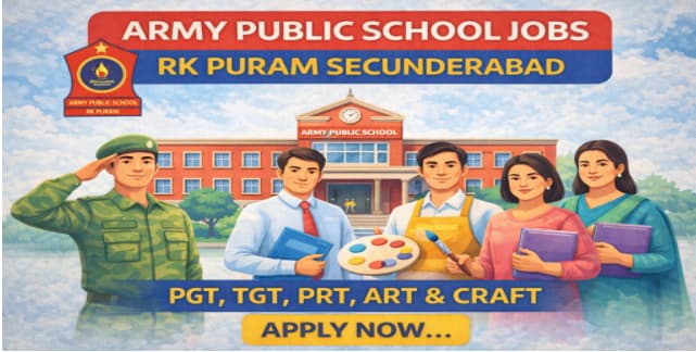 ARMY PUBLIC SCHOOL JOBS RK PURAM 2026