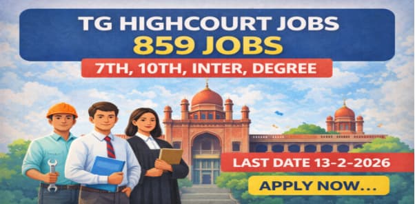 Telangana District Court Jobs 2026