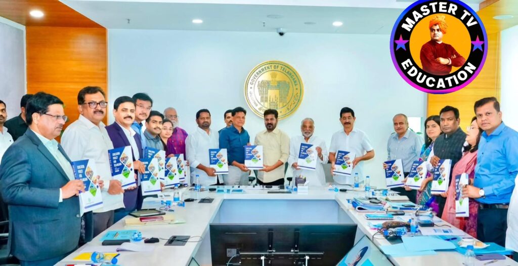 Telangana Education Policy 2026 Draft Report Cover Page - A Book Can Light Up Your World
