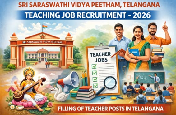 SRI SARASWATHI VIDYA PEETHAM, JOB RECRUITMENT-2026